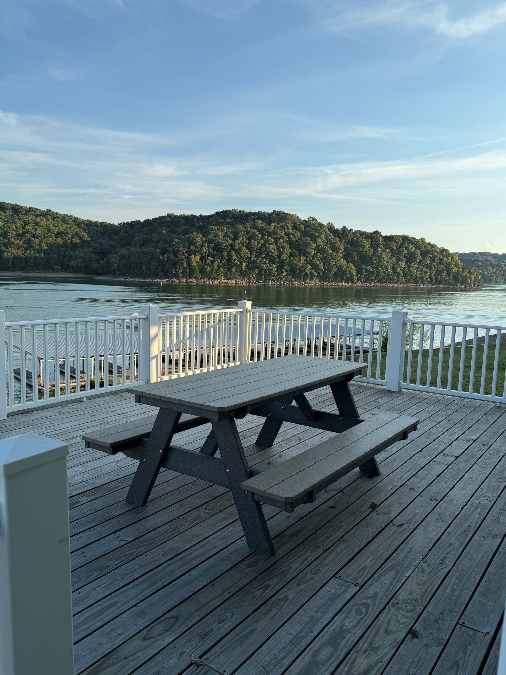Cabin 1 Back Porch View